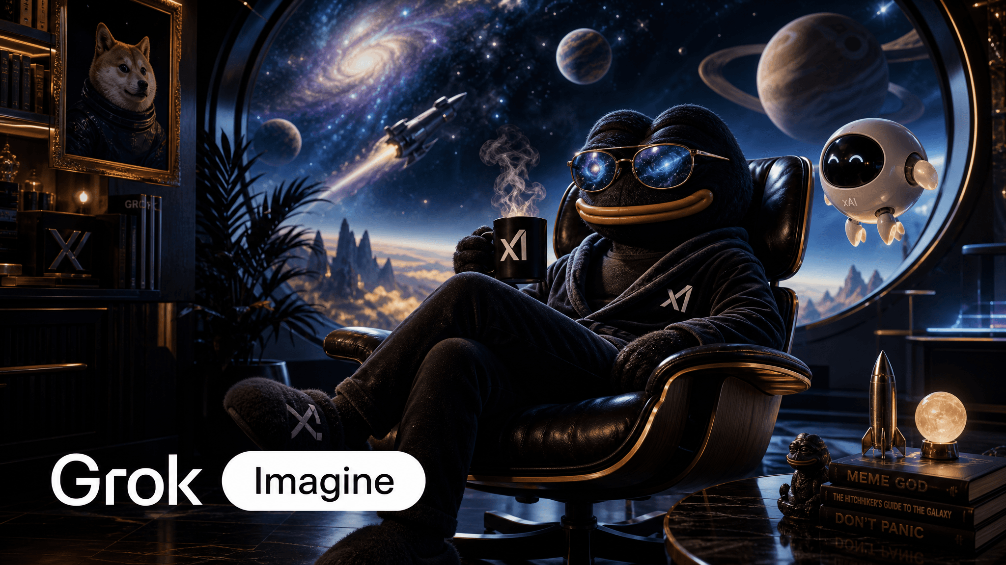 Grok Imagine — обложка модели на Styleify