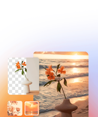 Умная замена фона без потери качества